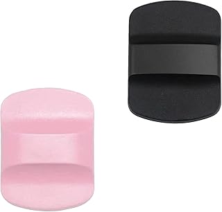 2 Pcs Magnetic Slider Replacement Block, Slider Lid Magnet for Yeti Lids 10 oz, 14oz, 16 oz, 20 oz, 26 oz, 30 oz (Black+Pink)