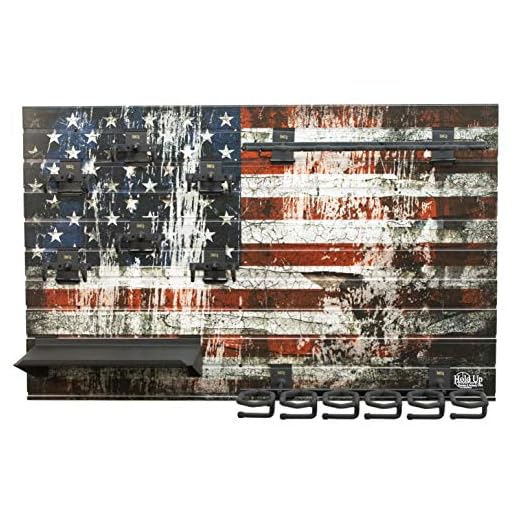 Hold Up Displays Gun Rack Slatwall Rifle and Pistol Modular Display System HD93-F