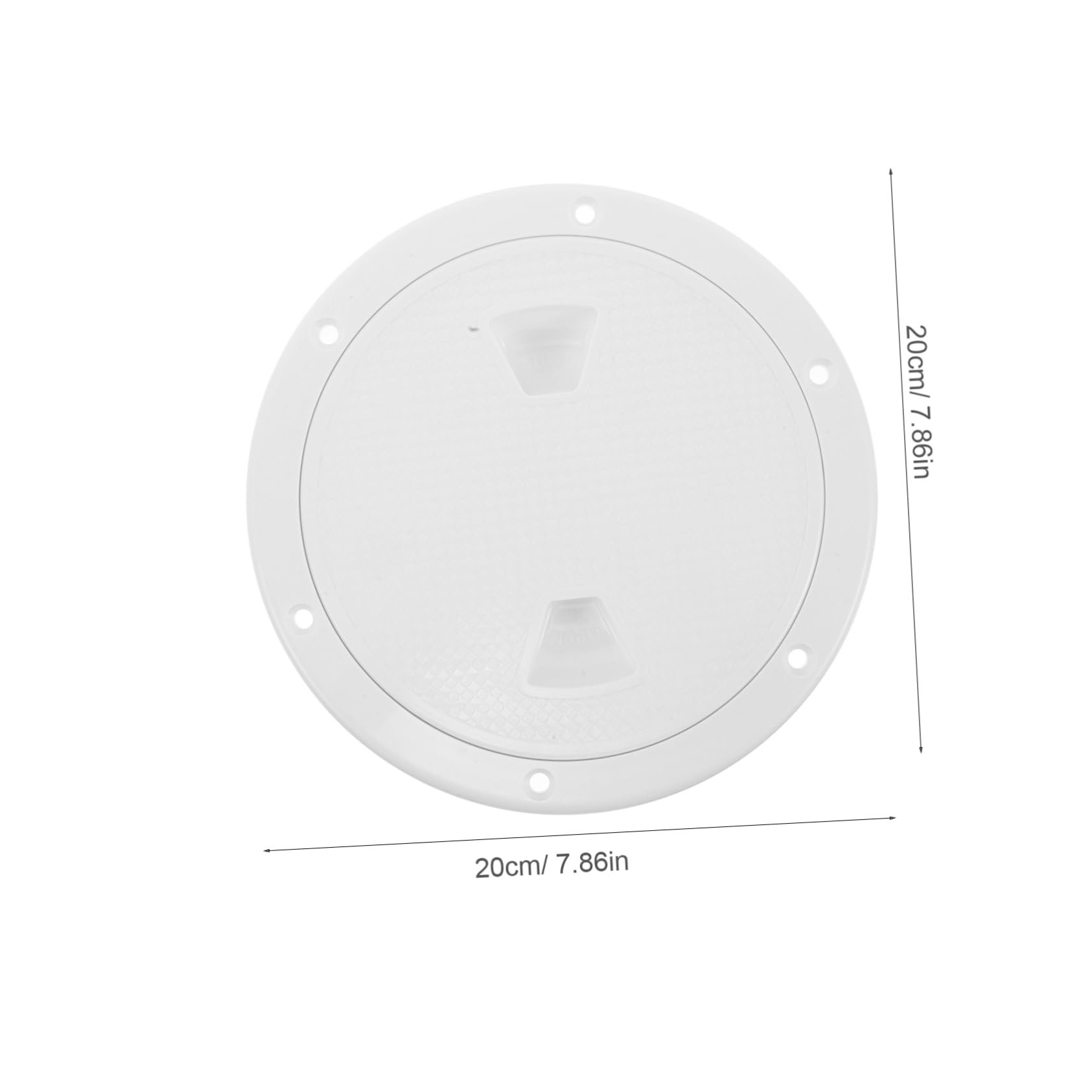SOESFOUFU Abs Boat Hatch Circular Lid Non-Slip Cover for Deck Access Hatches Kayaks Maintenance 6 Inches