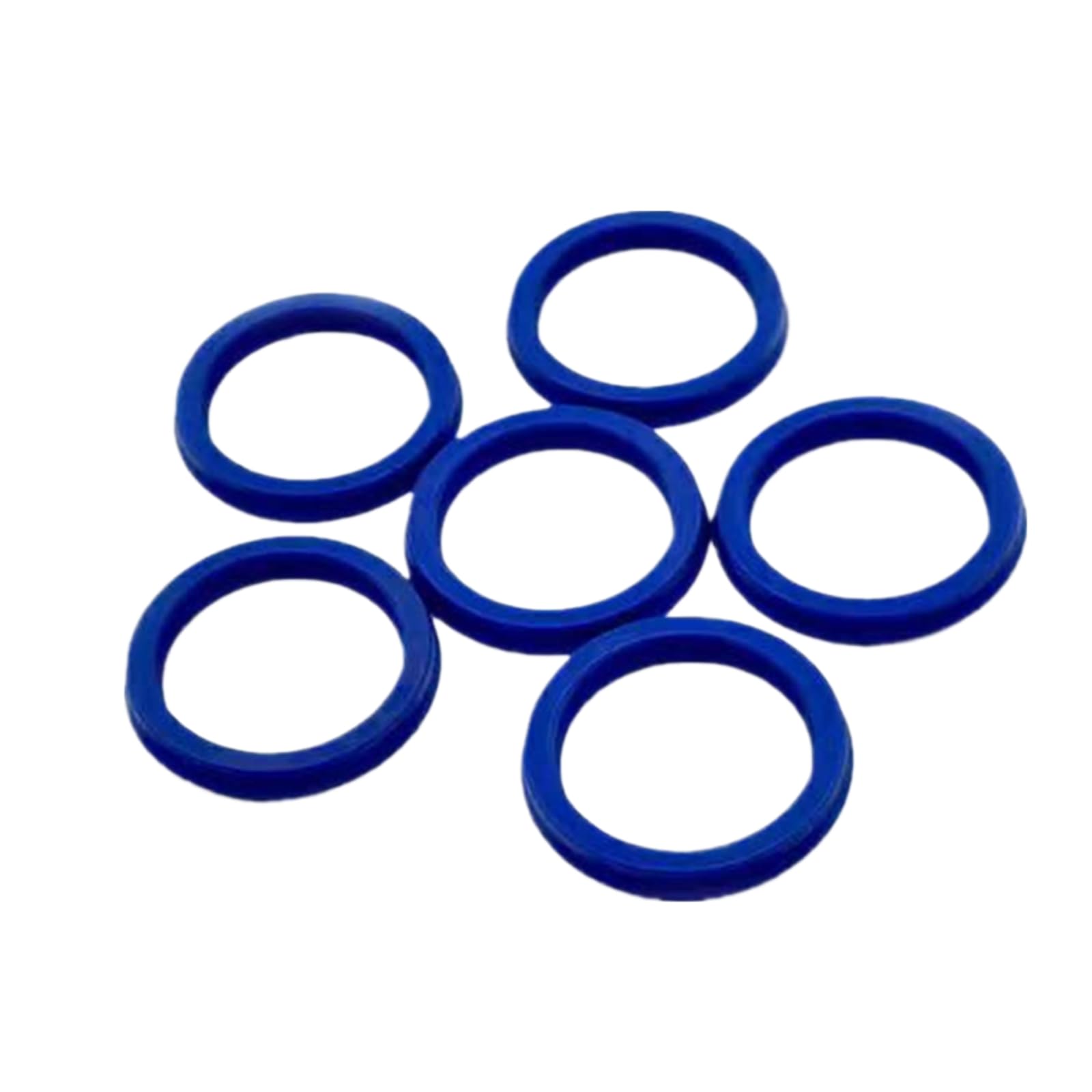 UN Radial Shaft Seal 25mm ID 40mm OD 7mm Width, 10 Pcs PU Oil Seal for Industry Bearing Shaft Pumps Piston Cylinder, Blue, 25x40x7mm