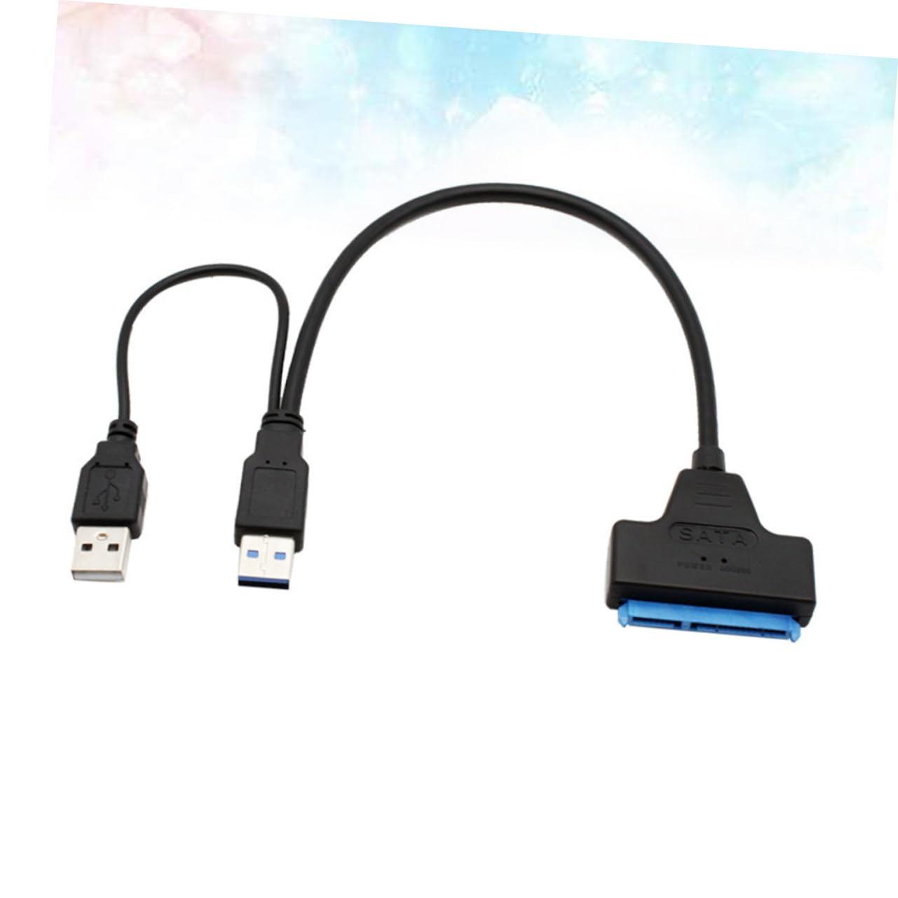 OSALADI 3pezzi Adattatore Usb Per Hard Disk Trasferimento Veloce Driver Necessario e Portatile Compatibile Ssd e Hard Disk Meccanici
