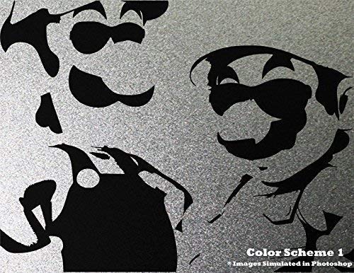 Miniatura 3 de Mario and Luigi OG Stencil Spray Painting Metal Art