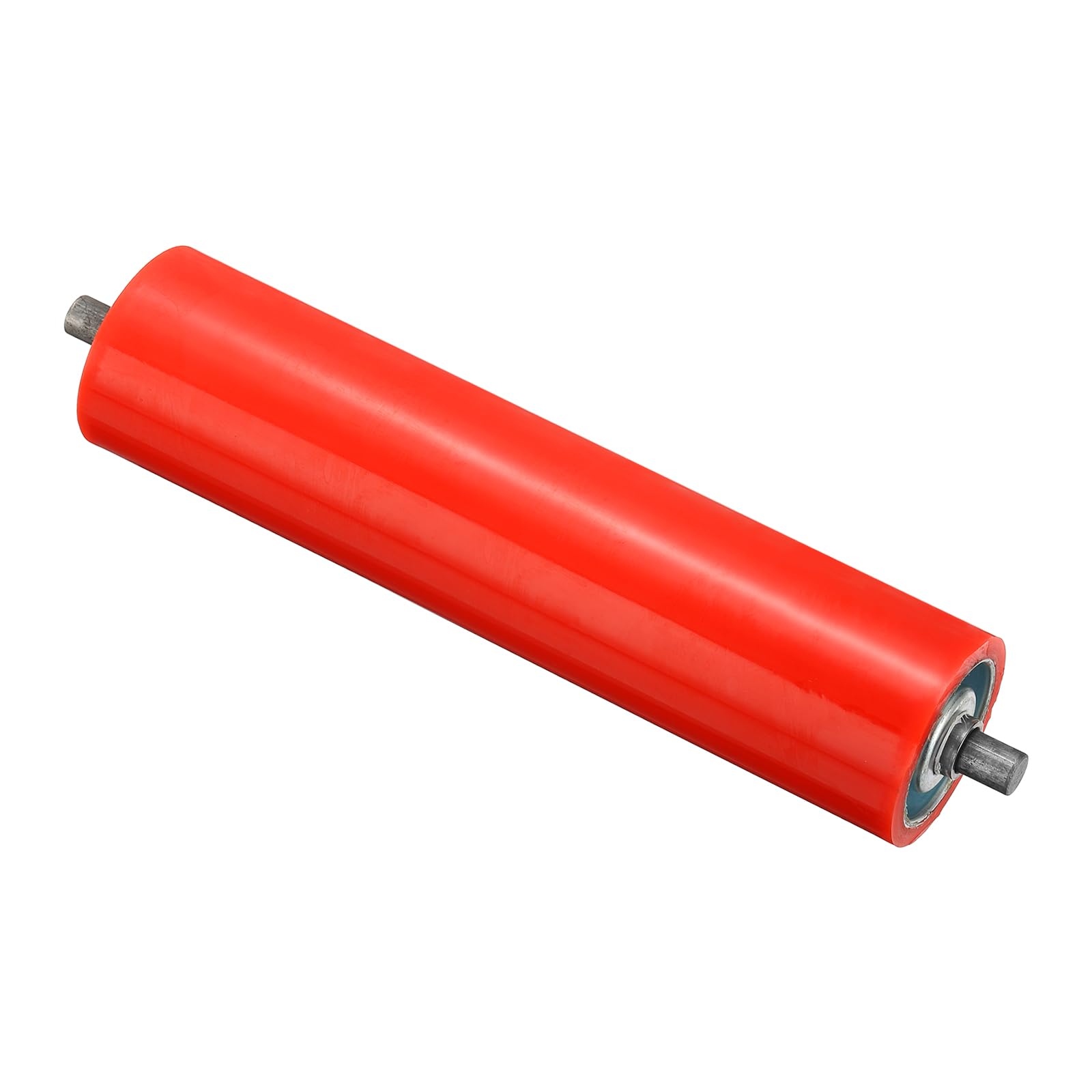 PATIKIL Polyurethane Coated Conveyor Roller 2" Diameter 10" Length, Stainless Steel Transmission Replacement Part Galvanized End, Red — Amazon image 18