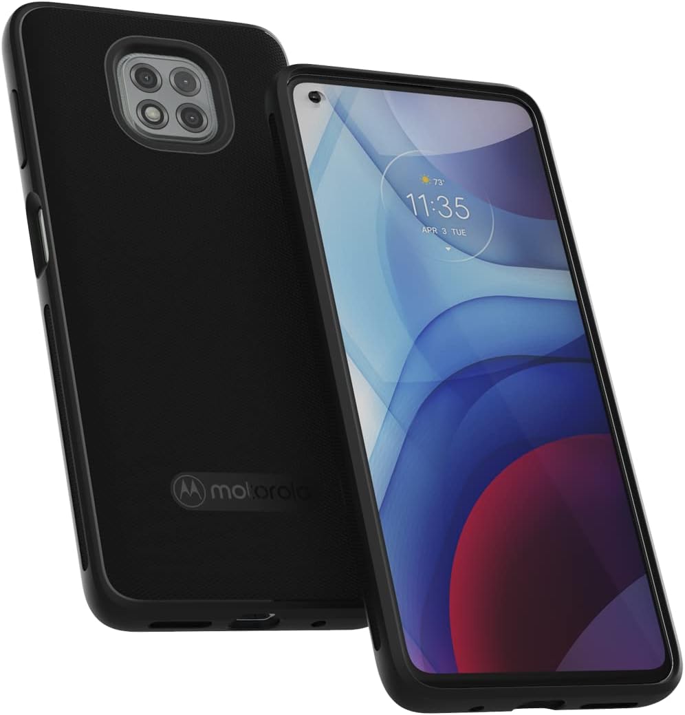 Motorola Moto G Power (2021 Version) Protective Case- Black - Precision fit Shock Absorbing Cases for Enhanced Phone Grip, Style, Drop Protection for Your Device [NOT for G Power 2020]