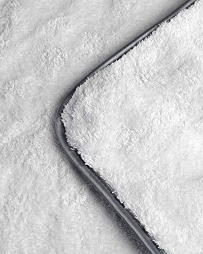 Adam's Double Soft Microfiber Towel - Premium Quality Microfiber Polishing Towel With Scratch-Free Satin Edge - Buff Away Polishes & Car Wax With Ease #TOP3