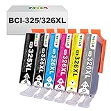 マタインク BCI-326XL BCI-325XL キヤノン用 インク 326 325 6色マルチパック Canon用 インク 326 325 大容量タイプ BCI-325 BCI-326 対応機種：プリンターMG5130 MG5230 MG6130 MG6230 MG8130 MG8230 iP4830 iP4930 MX883 MX893 iX6530 インク