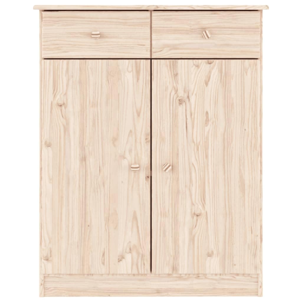 Scarpiera ALTA 77 x 35 x 96 cm in legno massello di pino