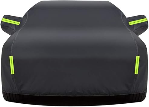 Car Cover Waterproof All Weather for Automobiles Compatible with Mercedes-Benz C-Class C220 CDI W204,2007-2015, Dustproof Full Exterior Covers with Zipper Cotton Auto Cover