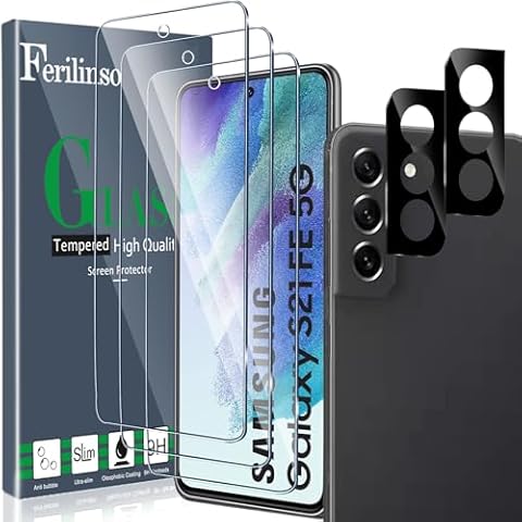 Ferilinso Verre Trempé Samsung Galaxy S21 FE Cover