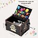 Imagen de Qzakce Cajas Musicales de Madera Manivela Caja de Música Happy Birthday Retro Music Box Mejor Regalo para Cumpleaños Navidad para Pareja Familia Amigos