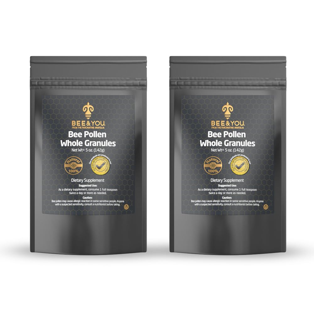 BEE and You Bee Pollen Granules, 5oz Bag, 100% Pure, Natural Supplement, Antioxidants, Proteins, Vitamins, Amino Acids, for Adults, Women, Men — Amazon image 10