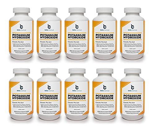 20 Pounds - Potassium Hydroxide - Food Grade (Caustic Potash)