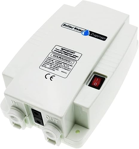 Miniatura 3 de NC Sistema de bomba de purificación de filtro de agua potable embotellada de doble tubo potencia de 25 W valor de presión de 60 PSI flujo de 2 L de