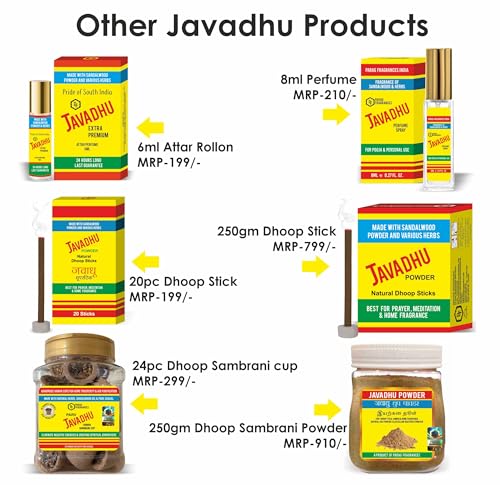 Image of Parag Fragrances Alcohol Free & Long Lasting Attar Perfume Roll-On 6ml (Javadhu)