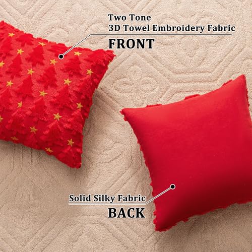 Redchristmastreethrowpillowcovers20x20starshapedembroideredpillowcoverswintersoftplushembroiderycushioncoversdecorativeholidaypillowcasesforthanksgivinghomedecor  Urban Country Home Decor Red christmas tree throw pillow covers 20×20 star shaped embroidered pillow covers winter soft plush embroidery cushion covers decorative holiday pillowcases for thanksgiving home decor  urban country home decor