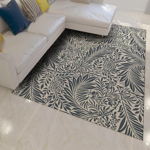 Tapis boho pour salon élégant style vintage fleuri pour chambre - 2