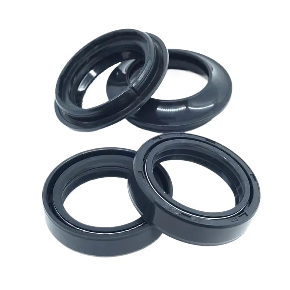 Kit d'huile d'huile de Fourche et d'essuie-Glace Compatible avec Les vélos de Sport Doubles de 250cc-350cc 1990-2007 - Compatible avec Les modèles DR250 DR350 DRZ250(Oil Dust Seals)