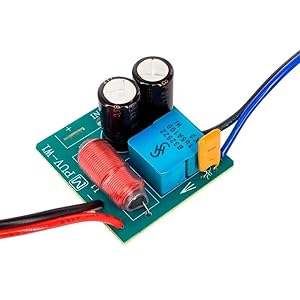 JINGERL 2 stks 2 Way 60W Hifi Stereo Treable Bass Frequency Divider Home Theatre for 2-4 inch luidspreker Audio Crossover Filters
