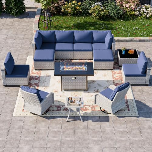 Image of Outdoor PE Wicker Rattan Modular Patio Sectional Sofa Set