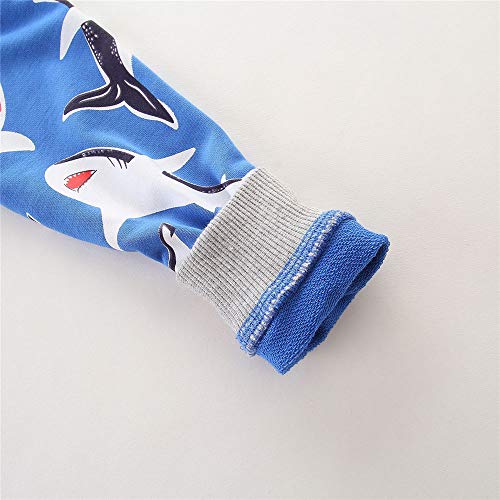 Image of Toddler Boys Crewneck Sweatshirt, Cotton Long-Sleeve Pullover Cartoon Print