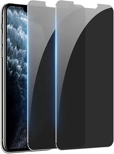 Miniatura 99 de PEHAEL Paquete de 2+2 protectores de pantalla de privacidad para iPhone 13 Pro con protector de lente de cámara, cobertura completa, película