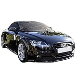 North American Custom Covers Compatible Soft Top Roof Protector Half Cover for Audi TT Mk2, Years 2006 to 2014 (Black)