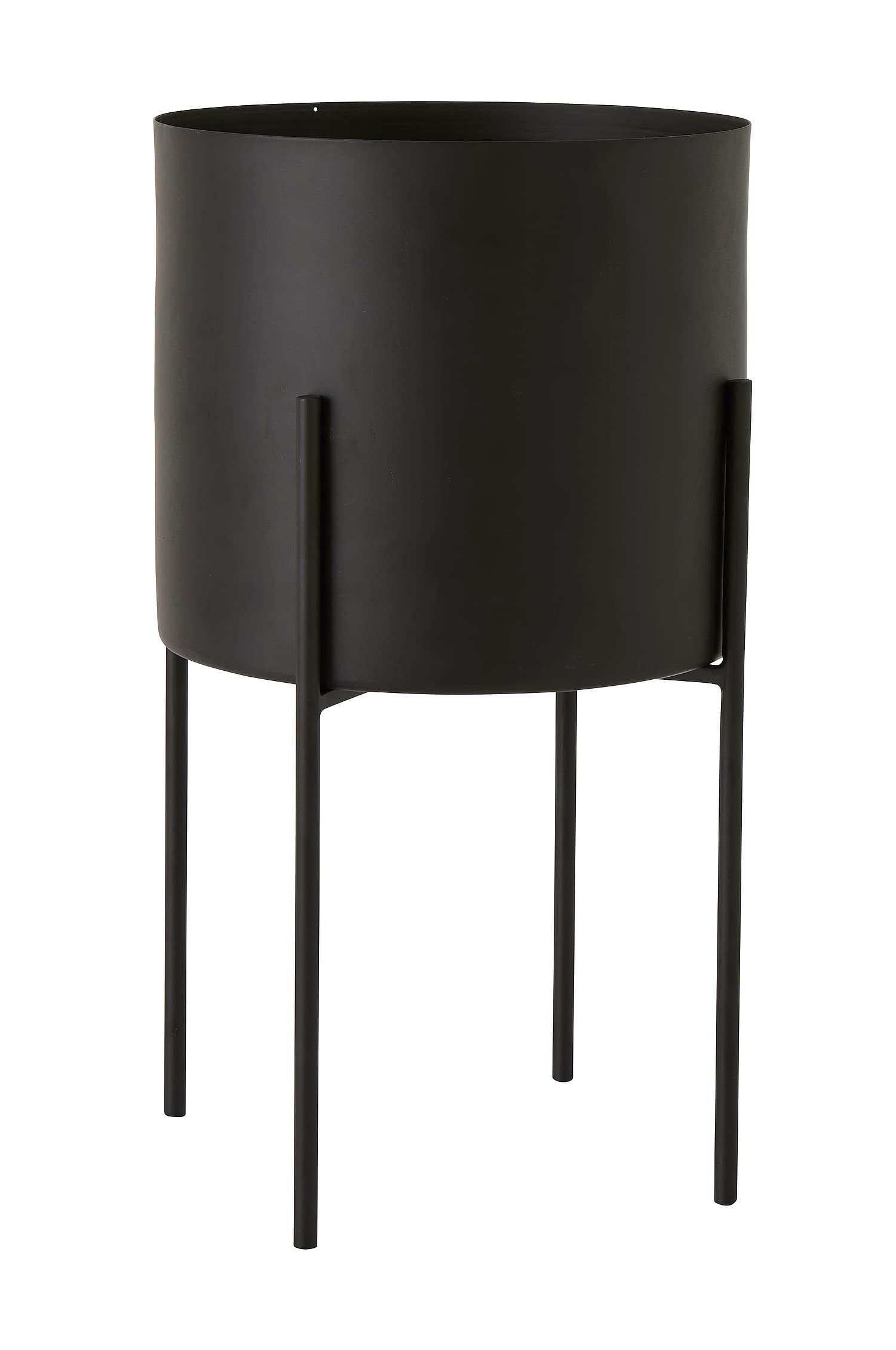 ELLOS Home Milton Portavaso ferro reversibile 22 cm nero Ø 25 cm