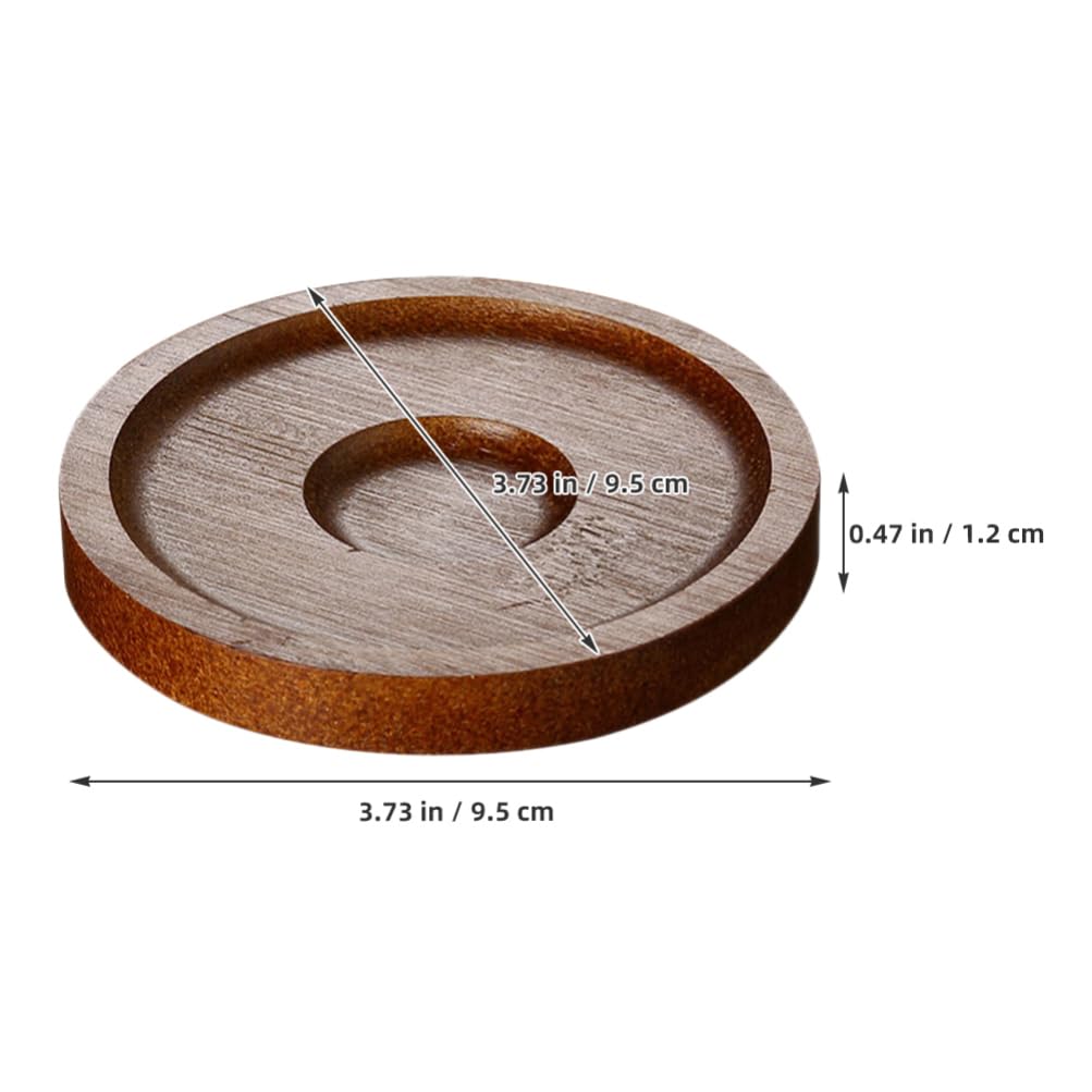 Veemoon Set 6 Sottobicchieri in Legno per Bicchieri di Whiskey Design Creativo Rotante, Antiscivolo e Facile da Pulire, per Feste e Riunioni Familiari