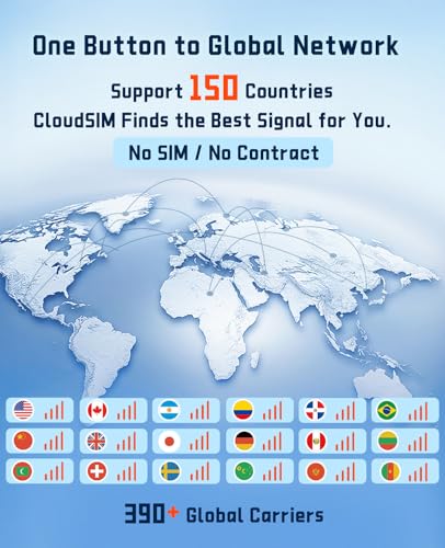 Image of FREEBOT Mobile Hotspot - 4G LTE Portable WiFi for Travel in 150+ Countries, Pocket WiFi Router 10-Device, 5000mAh Battery & No Contract /SIM, with 30GB US Data(30 Days) for Business, Trips & Outdoors
