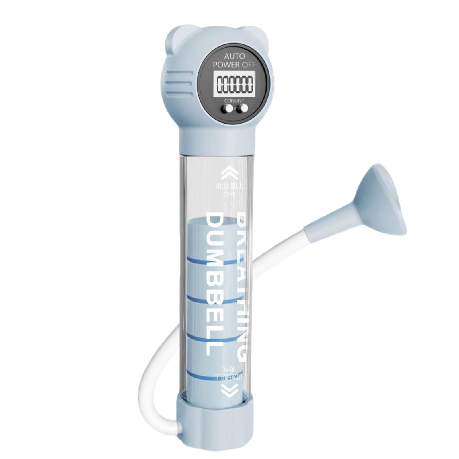 Hantel entrenador de respiración para músicos de viento y cantantes 8