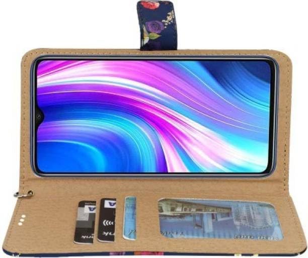 Image of Flip Cover Compatible for Xiaomi Redmi Note 7S / Redmi Note 7 Pro /Redmi Note 7 Flip Cover Xiaomi Redmi Note 7S / Redmi Note 7 Pro /Redmi Note 7 Cover Executive Rose Blue, Magnetic Closure