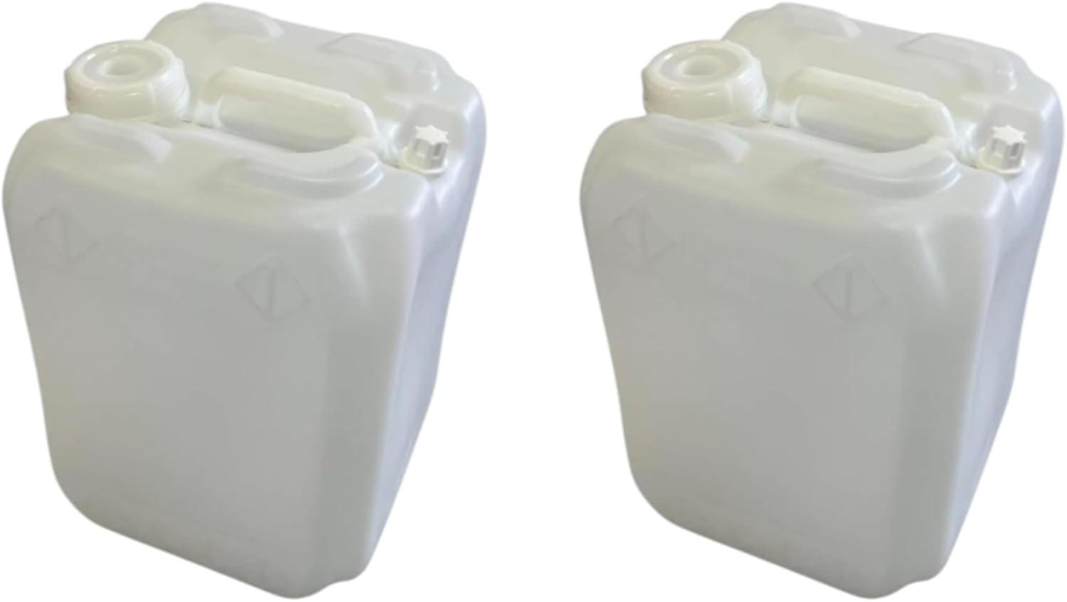 5 Gallon Hedpack with Cap | Carboy | Brewing & Fermentation | Stackable | BPA FREE- Food Grade | 2 PACK (CLEAR/NATURAL)