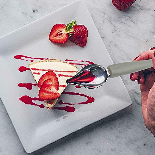 4 Pcs Chef\'s Art Pencil Food Decoration Stainless steel non-slip chef cooking painting spoon Cake Decoration Baking Tool for DIY Decorating Plates