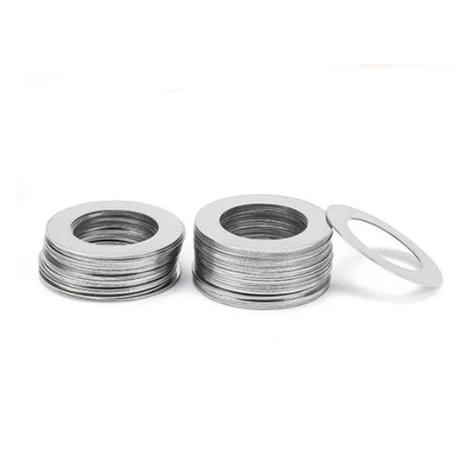 Arandelas planas de acero inoxidable, arandelas planas de acero inoxidable M3 a M20, 0,1-1 mm de espesor, paquete surtido(M30x40 10pcs,1mm Thickness)