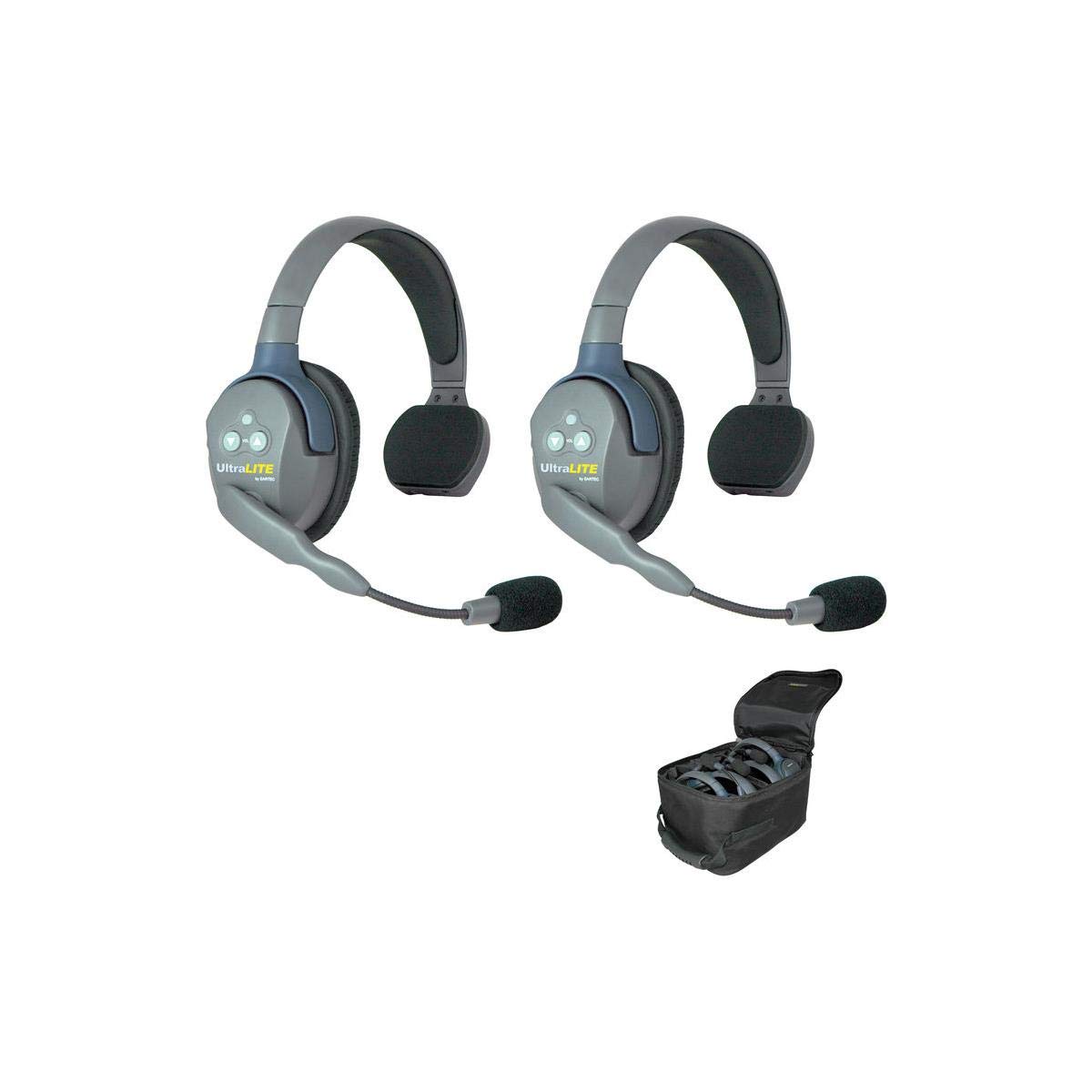 UL2S Ultralite 2-Person System, Includes Single-Ear Master Headset and Single-Ear Remote Headset