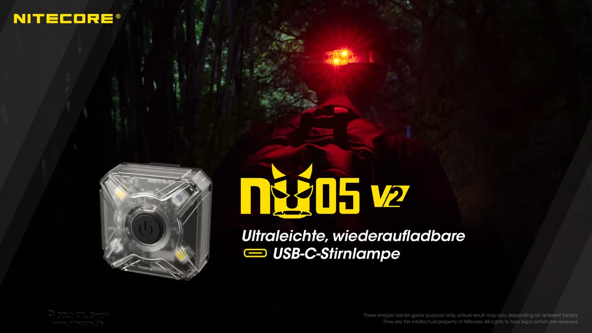 Nitecore NU31-BL Chill Blue, torcia frontale ricaricabile, 550 lumen