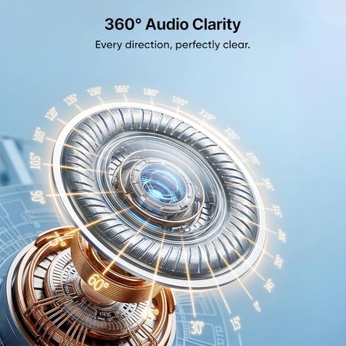 Image of pTron KWM4 3in1 Wireless AI-Noise Cancellation Microphone, 2.4GHz, 360 Sound Capture, 80m Range, 40hrs Battery, Reverb Mode, Type-C Receiver, Magnetic Clip-on Mic for Interviews & Vlogging (Obsidian)