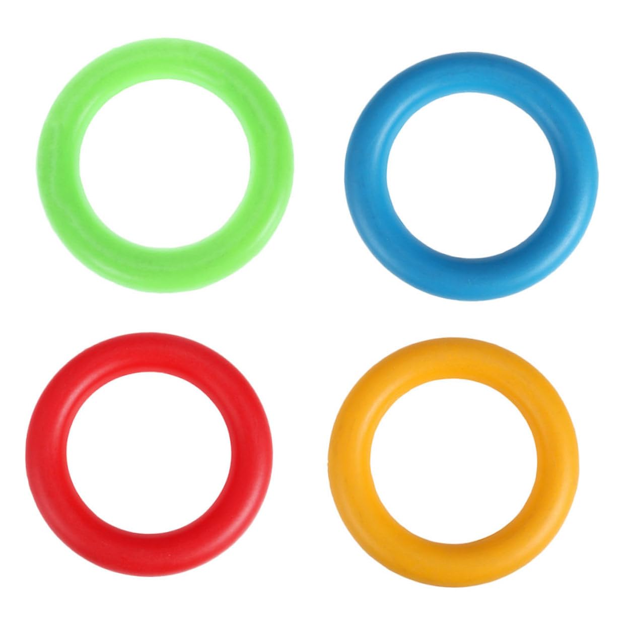 Mikikit Gymnastics Rings for Kids 4pcs Pe Gymnastic Circle Children Fitness Ring Indoor/Outdoor