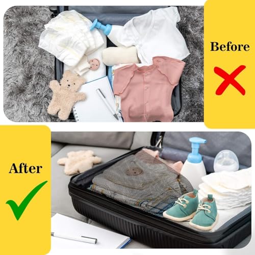 4PCS Colorful Mesh Bag - Mesh Bag Drawstring Suitable for Beach Toy Ball Camping Clothing,for storage, Drawstring Storage, Sturdy and Durable3