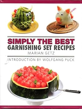 Hardcover Simply the Best Garnishing Set Recipes Book