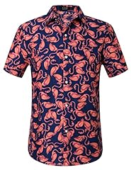 Dark Blue Pink Flamingo