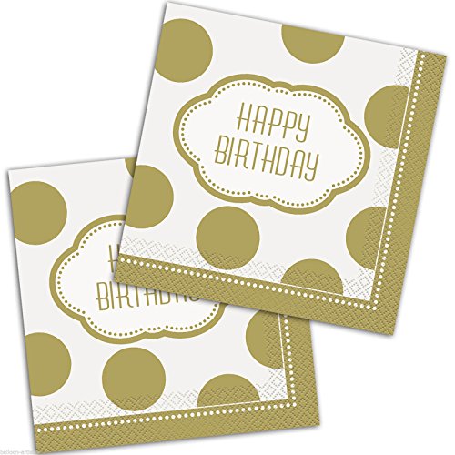 Unique Party 49582 - 16,5 cm Tovaglioli di Carta