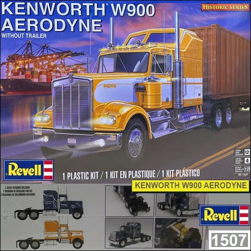 Revell 85-1507 Kenworth W900 Aerodyne Scale 1:25 Skill 4 Model