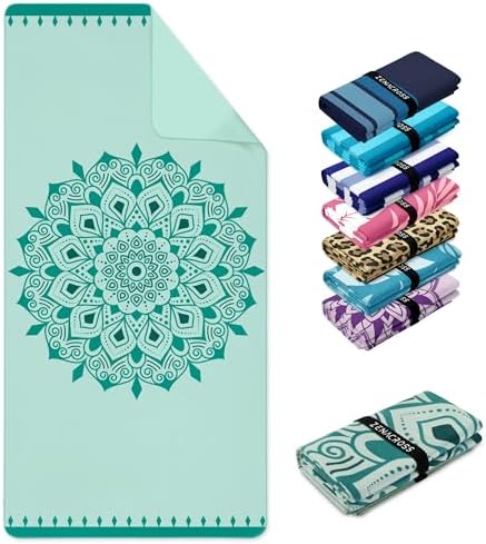 XXL Beach Towel 90 x 180 cm - Microfibre Towel Large - Quick-Dryi...