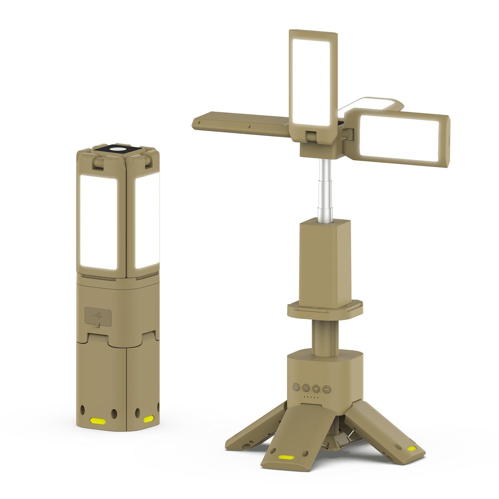 Linterna Magnética Recargable Luces De Camping Telescópicas