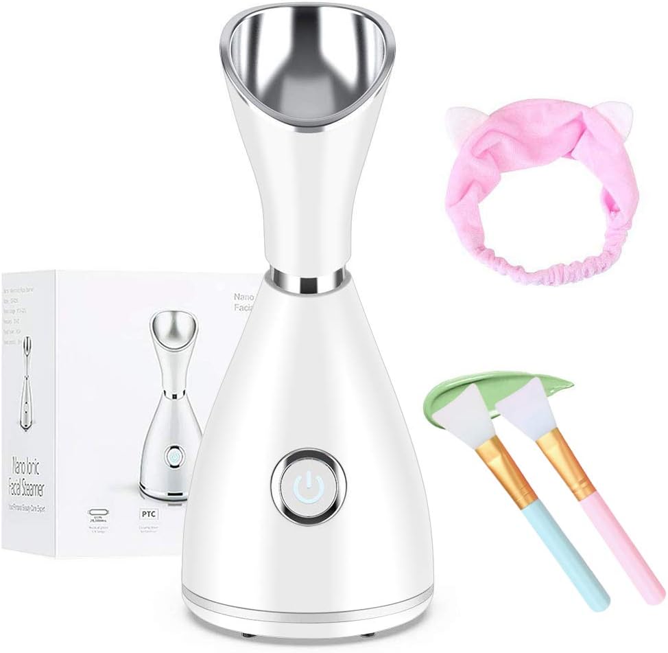 Facial Steamer, Face Steamer, Face Steamer for Facial Deep Cleaning, Facial Steamer For Face Pofessional, Steamer for Face, Facial Steamer for Facial Deep Cleaning, Mist Facial Steamer by EMISK