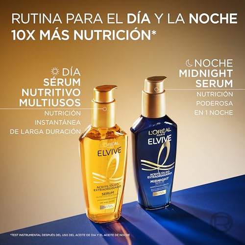 Miniatura 6 de L'Oréal Paris Elvive Aceite Extraordinario Sérum Nutritivo Multiusos, 100ml