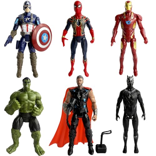 Action Figures Set PVC Collectible Dolls Inspired by Recent Blockbuster Movies - Ideal Memorabilia...