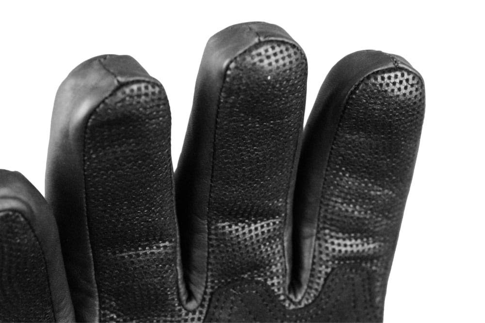 Volt Resistance 12v Leather Motorcycle Heated Gloves - Heated Motorcycle Riding Gear - Waterproof Knuckle Protective Gloves for Men and Women (XL)