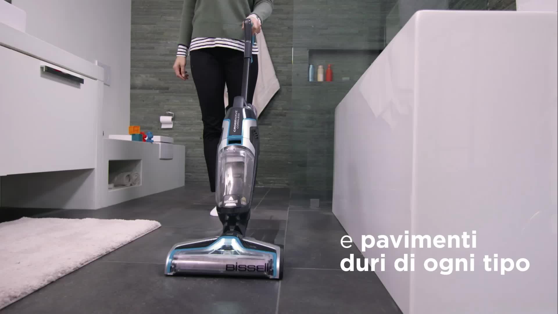 Bissell Crosswave Cordless, Dispositivo Senza Fili Multisuperficie 3-In-1,  Multicolore : Amazon.it: Casa e cucina
